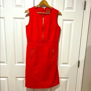 Tory Burch classic dress with gold accents